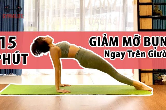 giảm mỡ bụng trên giường